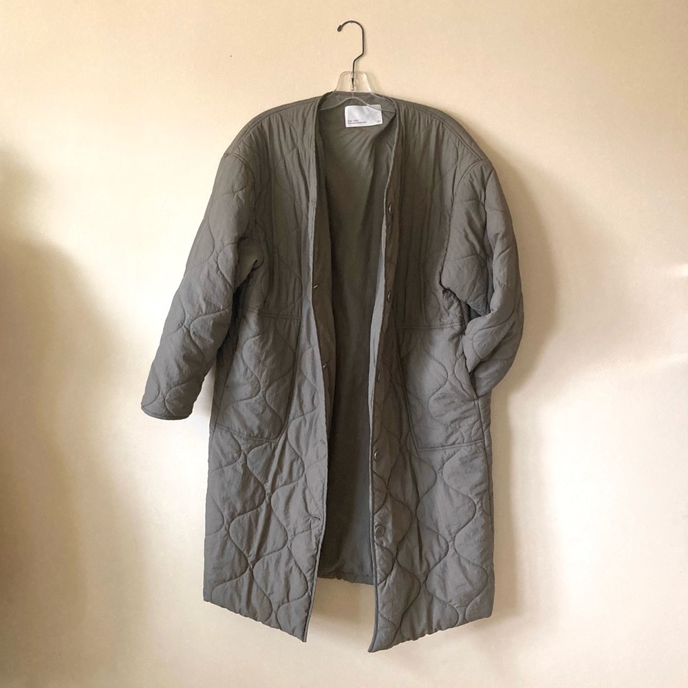 Oak + Fort Quilted Jacket